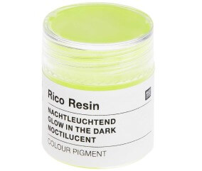 Pigment de couleur pour résine Noctilucent - Pot de 3gr - Rico Design