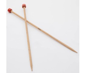 Aiguilles à tricoter en bois 30cm "Basix Birch" du N°5,5 au N°35 - Knitpro