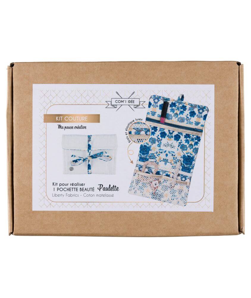 Kit Pochette beauté bijoux PAULETTE - Niveau intermédiaire - com'1 Idée