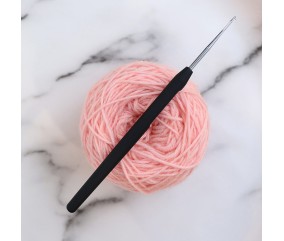 Crochet en acier avec poignée souple N° 0,5 à N°1,75 - Knitpro