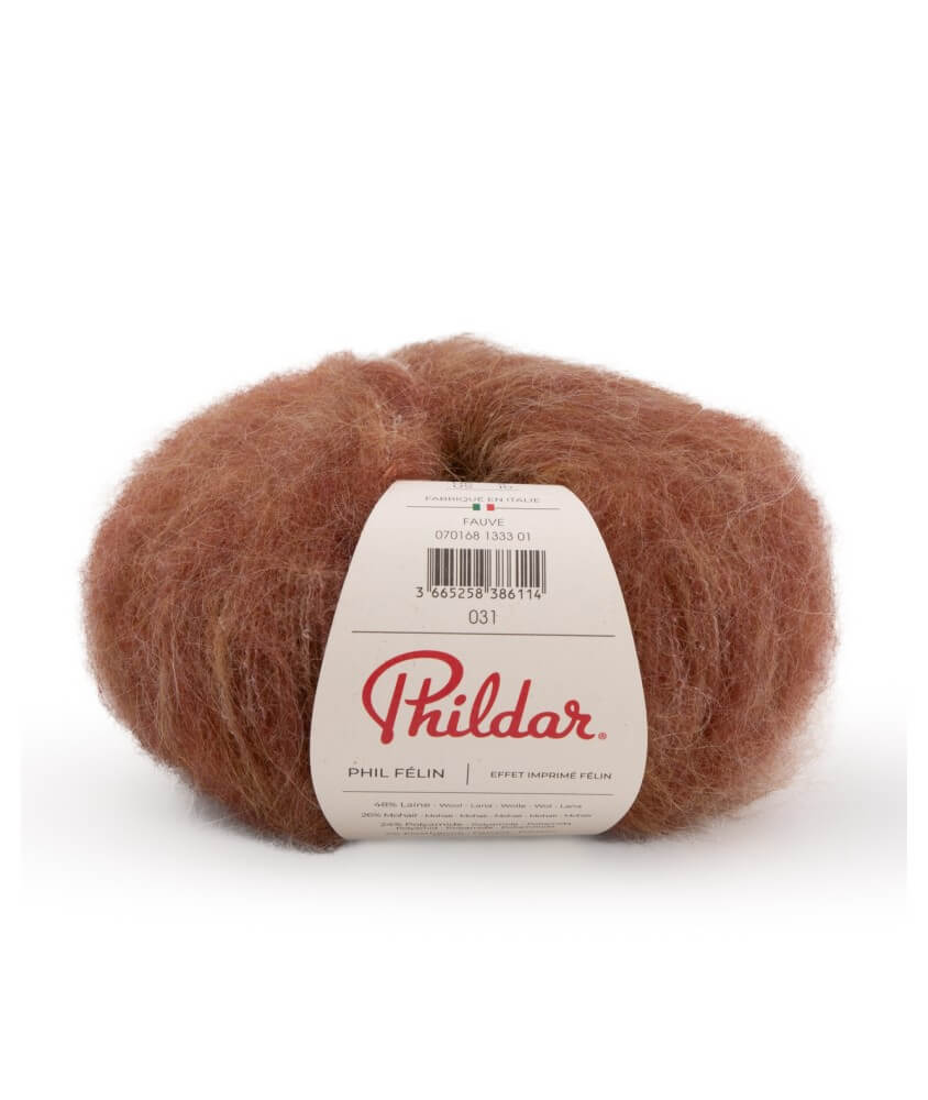 Pelote de Laine et Mohair à tricoter PHIL FELIN - 25GR - Phildar