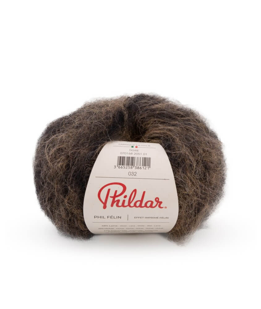 Pelote de Laine et Mohair à tricoter PHIL FELIN - 25GR - Phildar