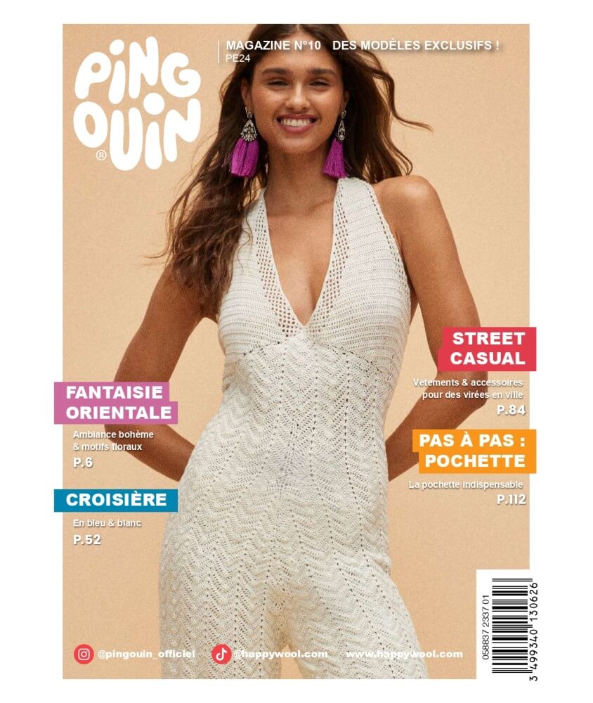 Magazine Pingouin n°10 : Crochet à gogo