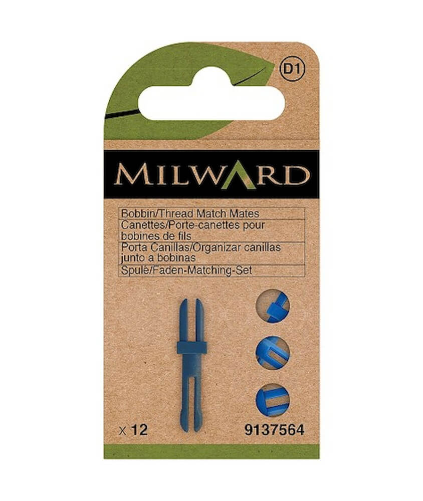 Lot de 12 Porte-canettes pour bobines de fils en plastique - Milward