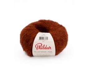 Pelote de Laine et Mohair à tricoter PHIL LIGHT MOHAIR - 25gr - Phildar