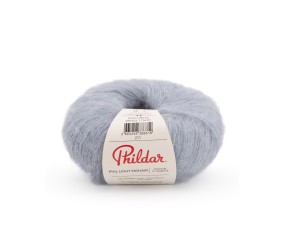 Pelote de Laine et Mohair à tricoter PHIL LIGHT MOHAIR - 25gr - Phildar