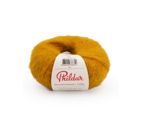 Pelote de Laine et Mohair à tricoter PHIL LIGHT MOHAIR - 25gr - Phildar