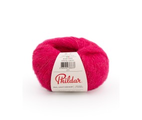 Pelote de Laine et Mohair à tricoter PHIL LIGHT MOHAIR - 25gr - Phildar