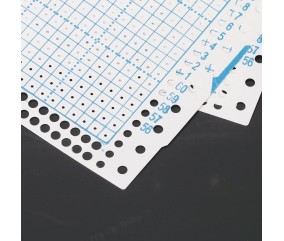 Lot de 10 cartes perforées 24M pour machine à tricoter 280SK