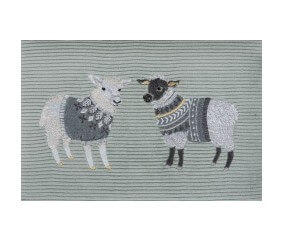 Boîte de Couture brodé "Mouton" - 25,5x18.5x14,5 cm - Hobby Gift