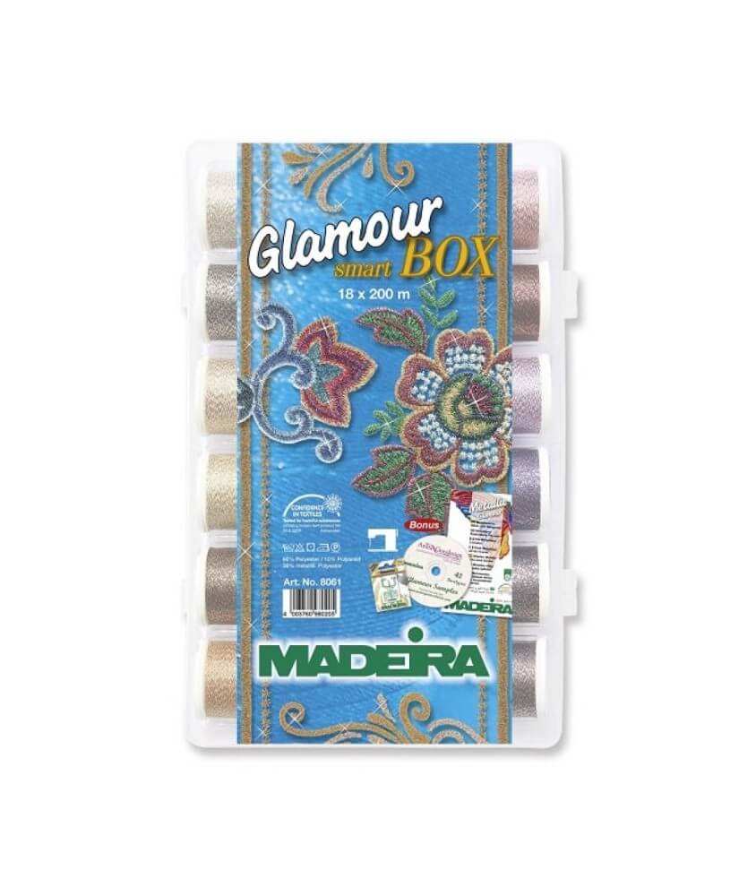 Coffret de fil à broder Madeira Glamour SmartBox N°12