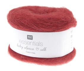 Fil exceptionnel à tricoter Essentials Baby Alpaca Loves Silk - 25GR - Rico Design