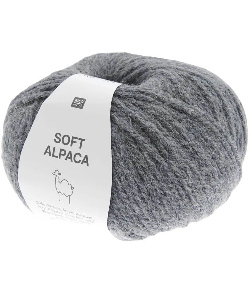 Pelote de laine et Alpaga SOFT ALPACA - Rico Design