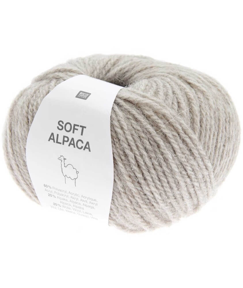 Pelote de laine et Alpaga SOFT ALPACA - Rico Design