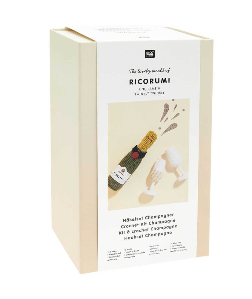 Kit crochet Ricorumi "The Winner Is" - Champagne - Rico Design