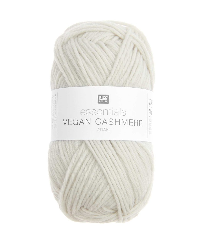 Fil à tricoter Essentials Vegan Cashmere aran - Rico Design