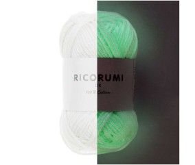 Pelote coton pour Amigurumi RICORUMI Glow in the Dark 25 gr - Rico Design