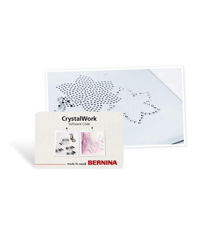 Code d'activation pour le logiciel CrystalWork de Bernina : Transformez vos broderies avec des strass scintillants