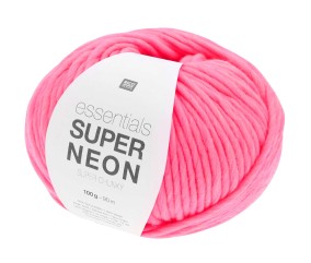 Découvrez la Chaleur et la Facilité avec la Pelote de Laine ESSENTIALS SUPER NEON SUPER CHUNKY - 100 GR - Rico Design