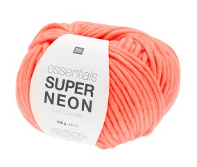 Découvrez la Chaleur et la Facilité avec la Pelote de Laine ESSENTIALS SUPER NEON SUPER CHUNKY - 100 GR - Rico Design