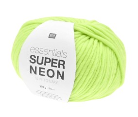 Découvrez la Chaleur et la Facilité avec la Pelote de Laine ESSENTIALS SUPER NEON SUPER CHUNKY - 100 GR - Rico Design