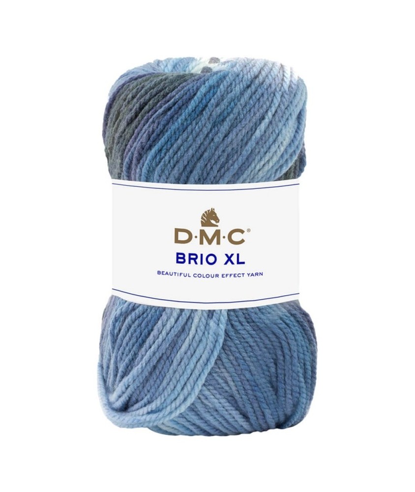 Pelote de Laine BRIO XL - 100g - DMC : Laine Épaisse Multicolore pour l'Hiver