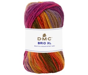 Pelote de Laine BRIO XL - 100g - DMC : Laine Épaisse Multicolore pour l'Hiver