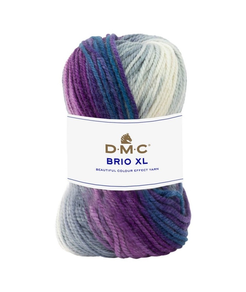 Pelote de Laine BRIO XL - 100g - DMC : Laine Épaisse Multicolore pour l'Hiver