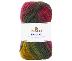 Pelote de Laine BRIO XL - 100g - DMC : Laine Épaisse Multicolore pour l'Hiver