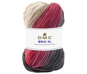 Pelote de Laine BRIO XL - 100g - DMC : Laine Épaisse Multicolore pour l'Hiver