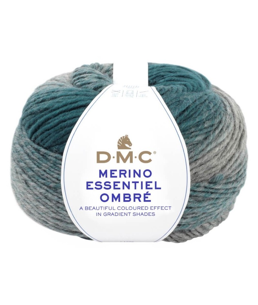 Pelote de Laine Merino Essentiel Ombre - 150g - DMC : Laine Dégradée pour Projets d'Automne/Hiver