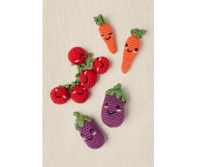 Kit Crochet Amigurumi "Nos Copains les Légumes" - DMC : Créez vos Propres Légumes Amigurumi en Coton !