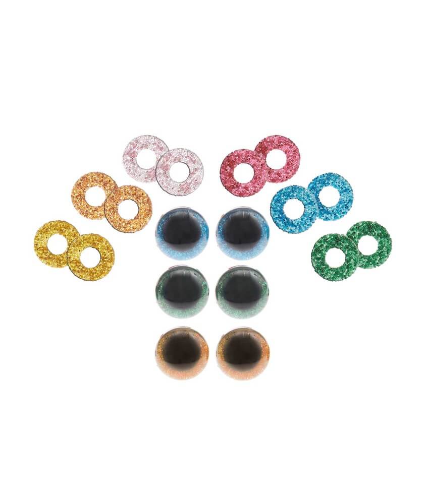 Set d'yeux de sécurité pour peluches - 9mm 6 couleurs 3 paires - Rico Design