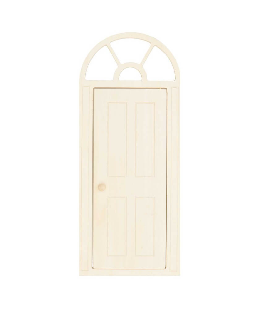 Porte avec arc miniature mesurant 23.8 cm x 10 cm et appartenant à la gamme Monde des lutins de la marque Rico Design