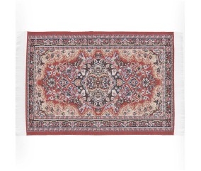 Tapis miniature rouge, 10 x 16 cm pour le monde des lutins - Rico Design