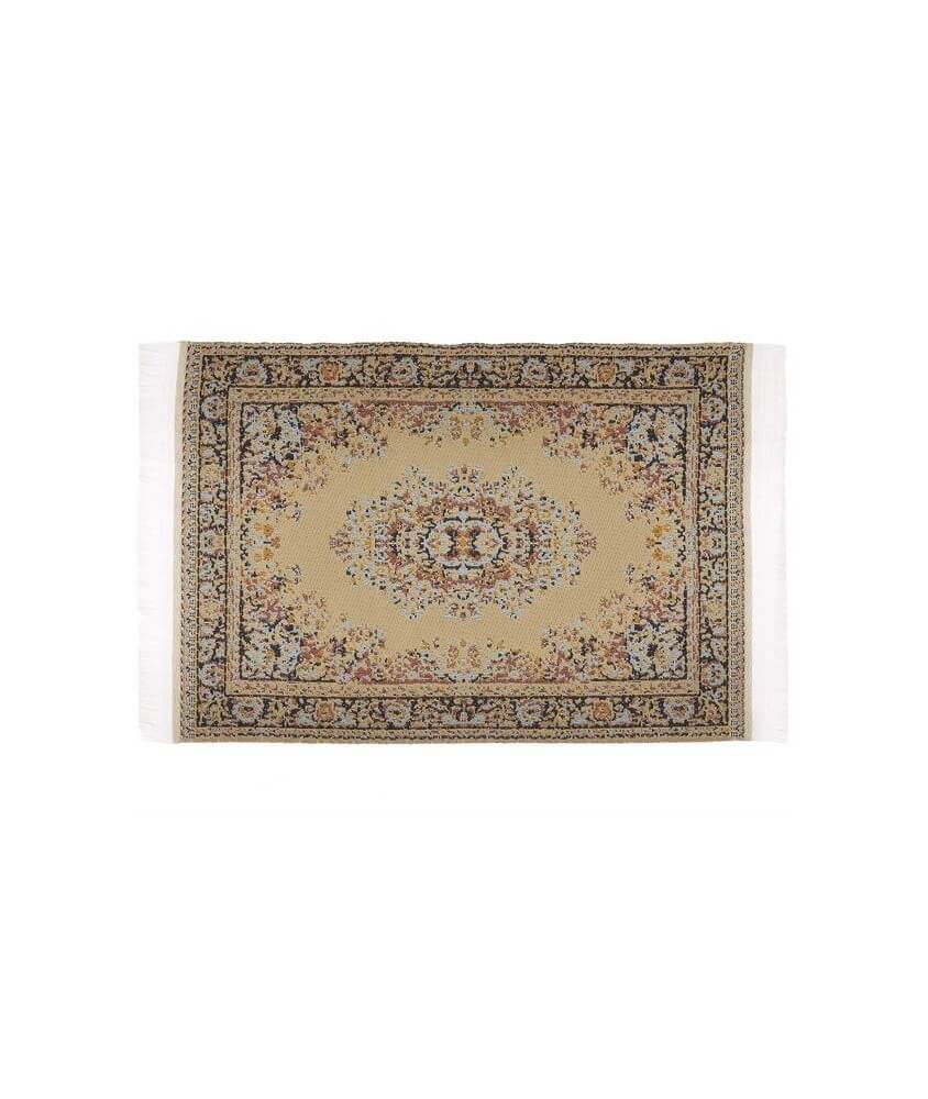 Tapis miniature beige, 10 x 16 cm pour le monde des lutins - Rico Design