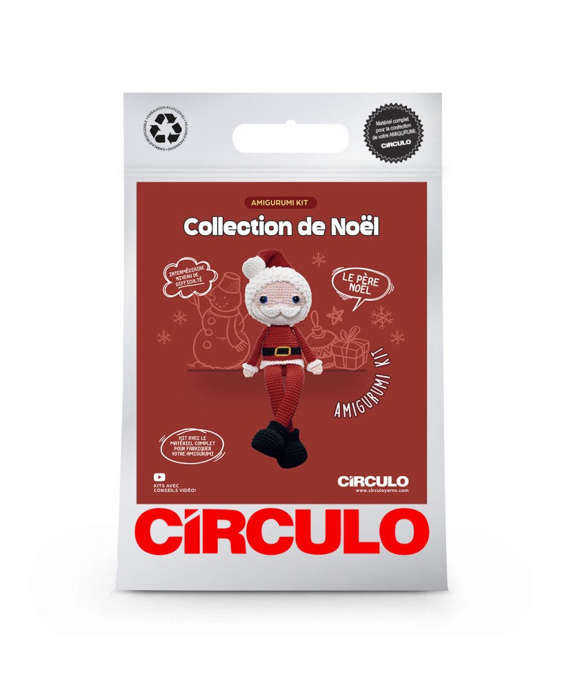 Kit Amigurumi - Père Noël - Circulo