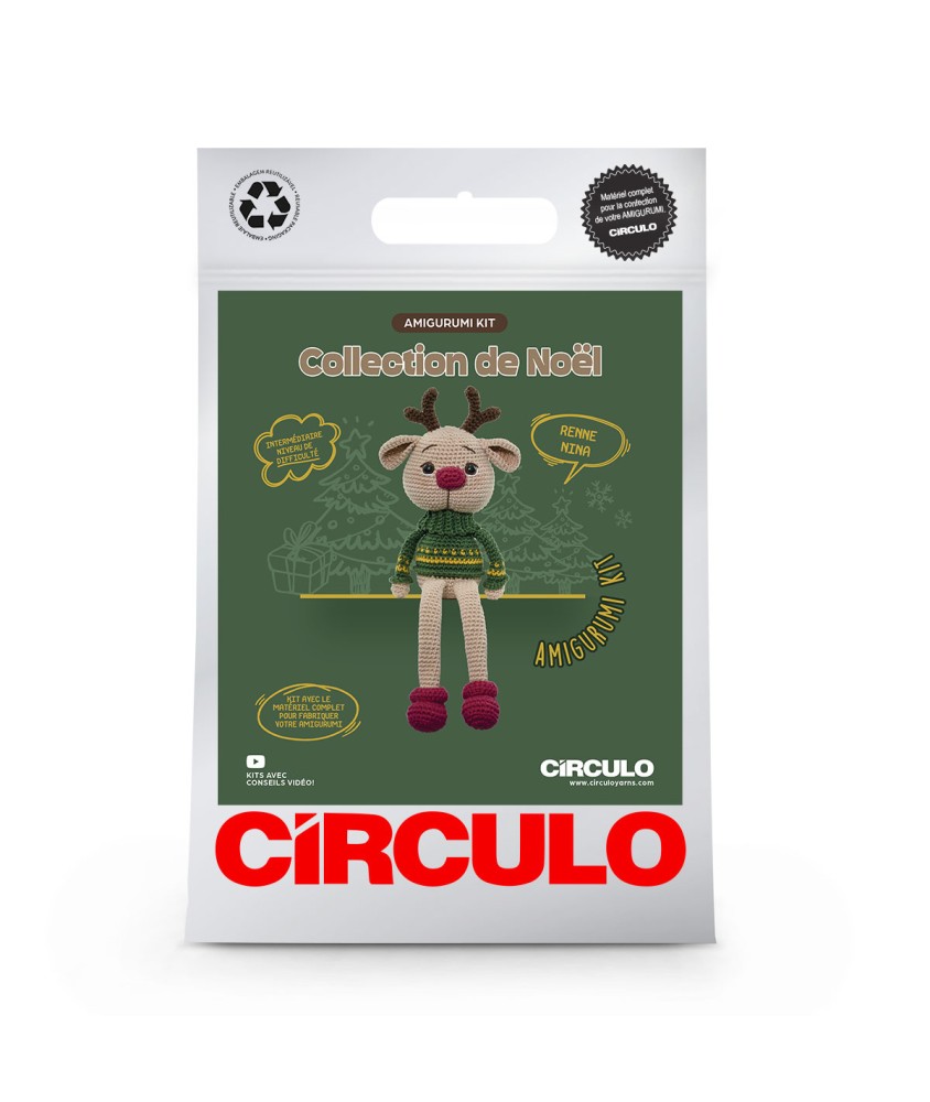 Kit Amigurumi - Renne - Circulo