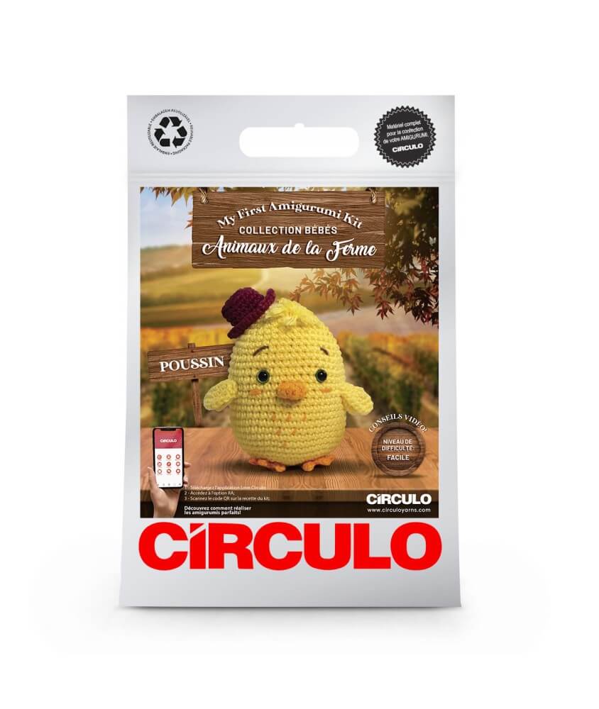 Kit Amigurumi - Poussin - Circulo