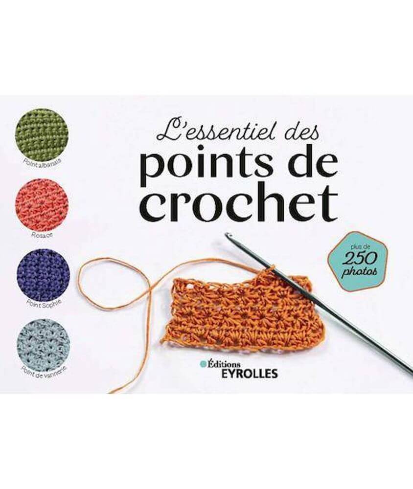 Livre "L'Essentiel des Points au Crochet" - Éditions Eyrolles