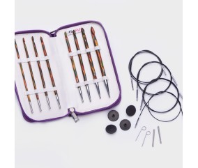 Set de 8 crochets tunisiens interchangeable Symfonie - Knitpro