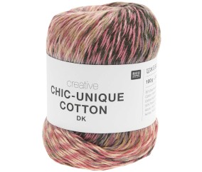 Pelote de coton Creative Chic-Unique Cotton DK 100g de Rico Design : L’alliance parfaite de la créativité et de la légèreté