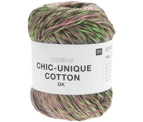 Pelote de coton Creative Chic-Unique Cotton DK 100g de Rico Design : L’alliance parfaite de la créativité et de la légèreté