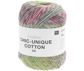 Pelote de coton Creative Chic-Unique Cotton DK 100g de Rico Design : L’alliance parfaite de la créativité et de la légèreté