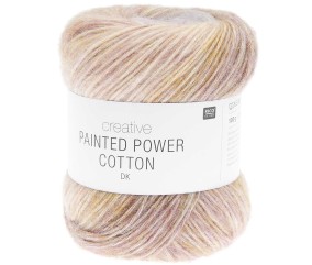 Creative Painted Power Cotton DK 100g de Rico Design : Couleurs vibrantes et douceur naturelle