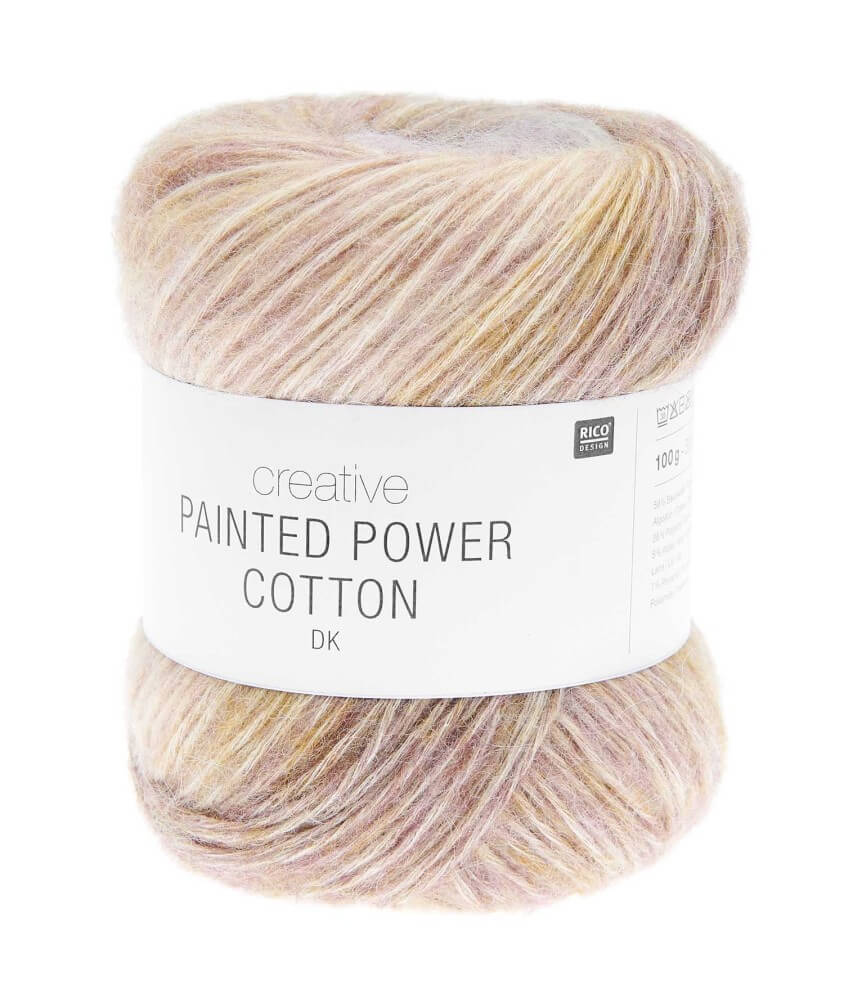 Creative Painted Power Cotton DK 100g de Rico Design : Couleurs vibrantes et douceur naturelle