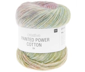 Creative Painted Power Cotton DK 100g de Rico Design : Couleurs vibrantes et douceur naturelle