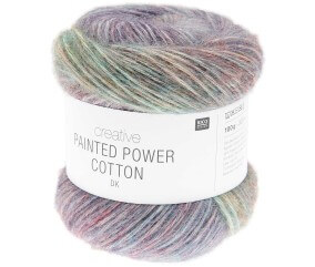 Creative Painted Power Cotton DK 100g de Rico Design : Couleurs vibrantes et douceur naturelle