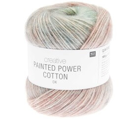 Creative Painted Power Cotton DK 100g de Rico Design : Couleurs vibrantes et douceur naturelle