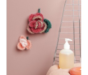 Kit Crochet Creative Bubble Rose Romantique de Rico Design : Une touche romantique pour votre maison